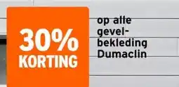 GAMMA op alte gevel- bekleding Dumaclin aanbieding