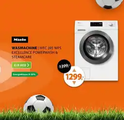 Expert Miele WEC 395 WPS Excellence PowerWash & SteamCare aanbieding
