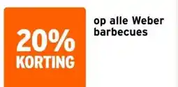 GAMMA op alle Weber barbecues aanbieding