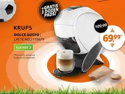 Expert Krups Dolce Gusto NEO YY5679 Latte Wit aanbieding