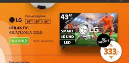 Expert LG 4K SMART 43UA73006LA (2025) aanbieding