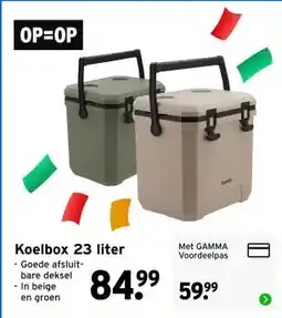 GAMMA Koelbox 23 liter aanbieding