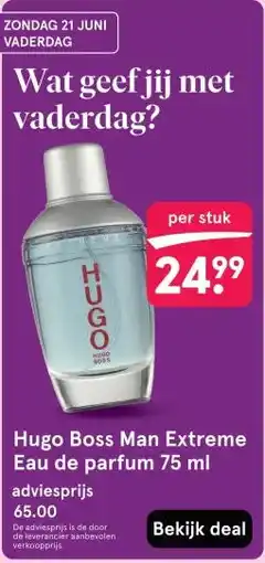 Etos Hugo Boss Man Extreme Eau de parfum aanbieding