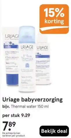 Etos Uriage babyverzorging aanbieding