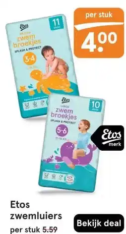 Etos Etos zwemluiers aanbieding