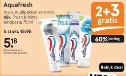 Etos Aquafresh aanbieding