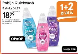Etos Robijn Quickwash aanbieding