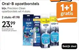 Etos Oral-B opzetborstels aanbieding