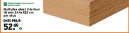 GAMMA Multiplex plaat interieur 18 mm 244x122 cm aanbieding