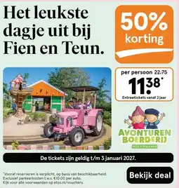 Etos Het leukste dagje uit bij Fien en Teun. aanbieding