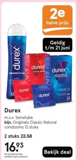 Etos Durex aanbieding