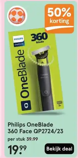 Etos Philips OneBlade aanbieding
