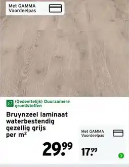 GAMMA Bruynzeel laminaat aanbieding