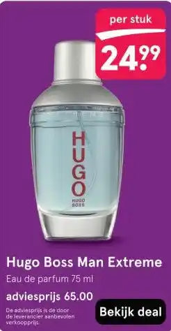 Etos Hugo Boss Man Extreme aanbieding