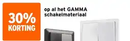GAMMA op al het GAMMA schakelmateriaal aanbieding