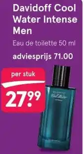 Etos Davidoff Cool Water Intense Men aanbieding