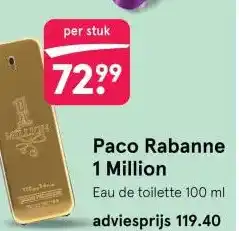 Etos Paco Rabanne 1 Million aanbieding