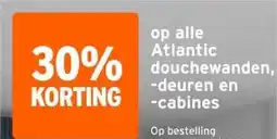 GAMMA op alle Atlantic douchewanden,-deuren en -cabines aanbieding