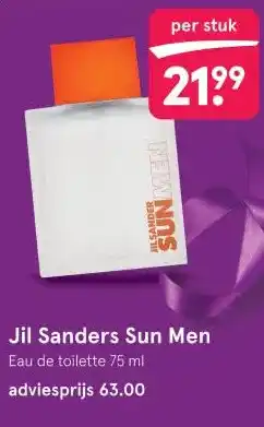 Etos Jil Sanders Sun Men aanbieding