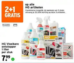 GAMMA HG Vloeibare ontstopper 1 liter aanbieding