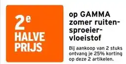 GAMMA op GAMMA zomer ruiten- sproeier- vloeistof aanbieding