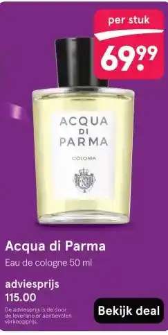Etos Acqua di Parma aanbieding