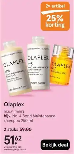 Etos Olaplex aanbieding