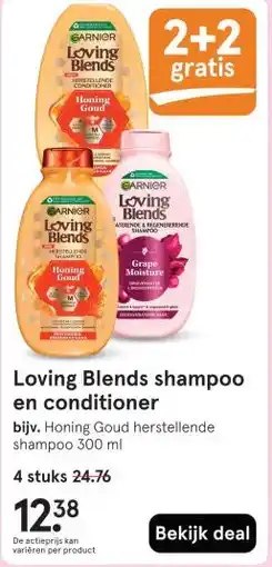 Etos Loving Blends shampoo en conditioner aanbieding
