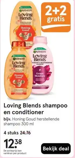 Etos Loving Blends shampoo en conditioner aanbieding