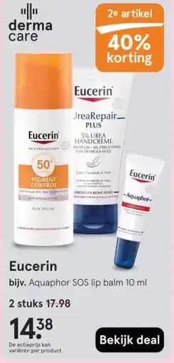 Etos Eucerin aanbieding
