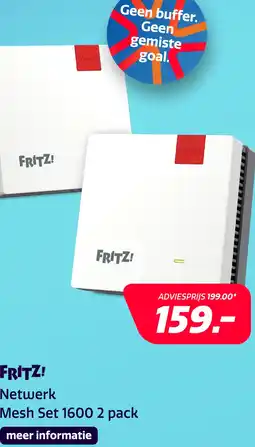 Electroworld FRITZ! Mesh Set 1600 2 pack aanbieding