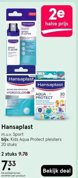 Etos Hansaplast aanbieding