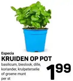 Ekoplaza KRUIDEN OP POT aanbieding