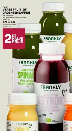 Ekoplaza VERSE FRUIT-OF GROENTENSAPPEN aanbieding