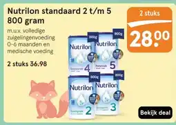 Etos Nutrilon standaard 2 t/m 5 aanbieding