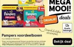 Etos Pampers voordeelboxen aanbieding