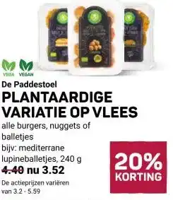 Ekoplaza PLANTAARDIGE VARIATIE OP VLEES aanbieding
