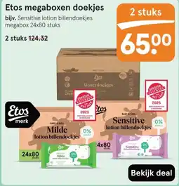 Etos Etos megaboxen doekjes aanbieding