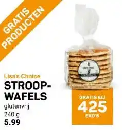 Ekoplaza STROOP-WAFELS aanbieding