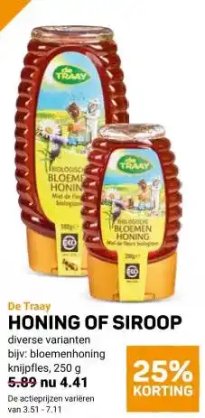Ekoplaza HONING OF SIROOP aanbieding
