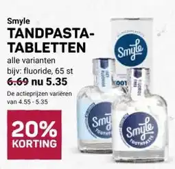 Ekoplaza TANDPASTA- TABLETTEN aanbieding