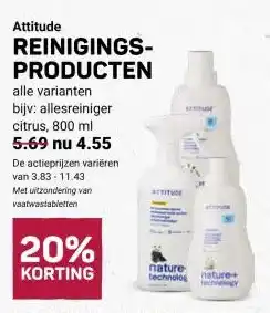 Ekoplaza REINIGINGS- PRODUCTEN aanbieding