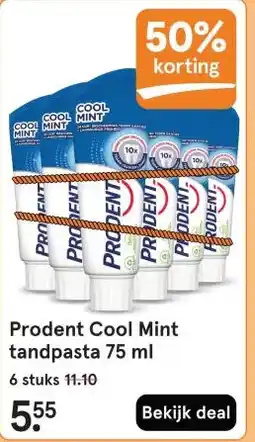 Etos Prodent Cool Mint tandpasta aanbieding