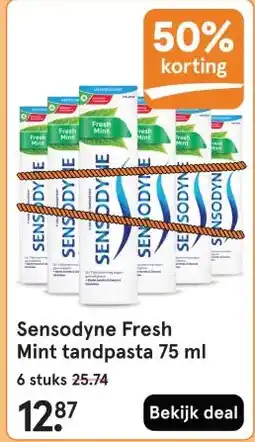 Etos Sensodyne Fresh aanbieding