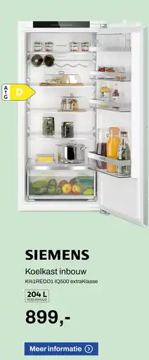 De Witgoed Specialist Siemens Koelkast inbouw aanbieding