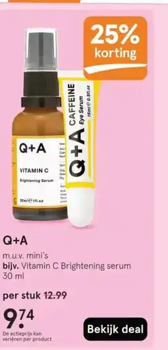 Etos Q+A aanbieding