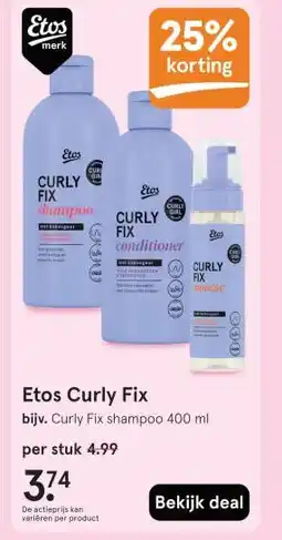 Etos Etos Curly Fix aanbieding