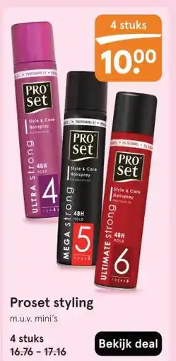 Etos Proset styling aanbieding
