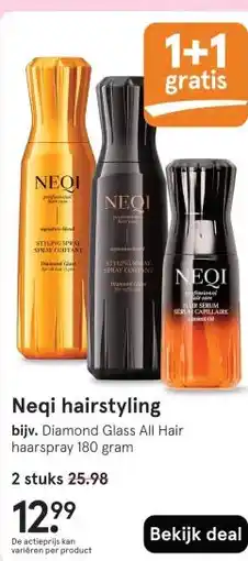 Etos Neqi hairstyling aanbieding