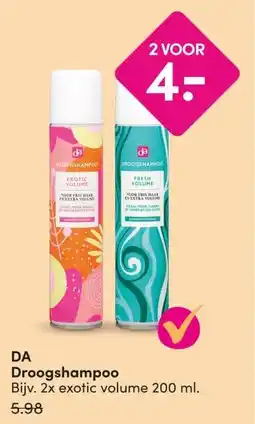 DA DA Droogshampoo aanbieding